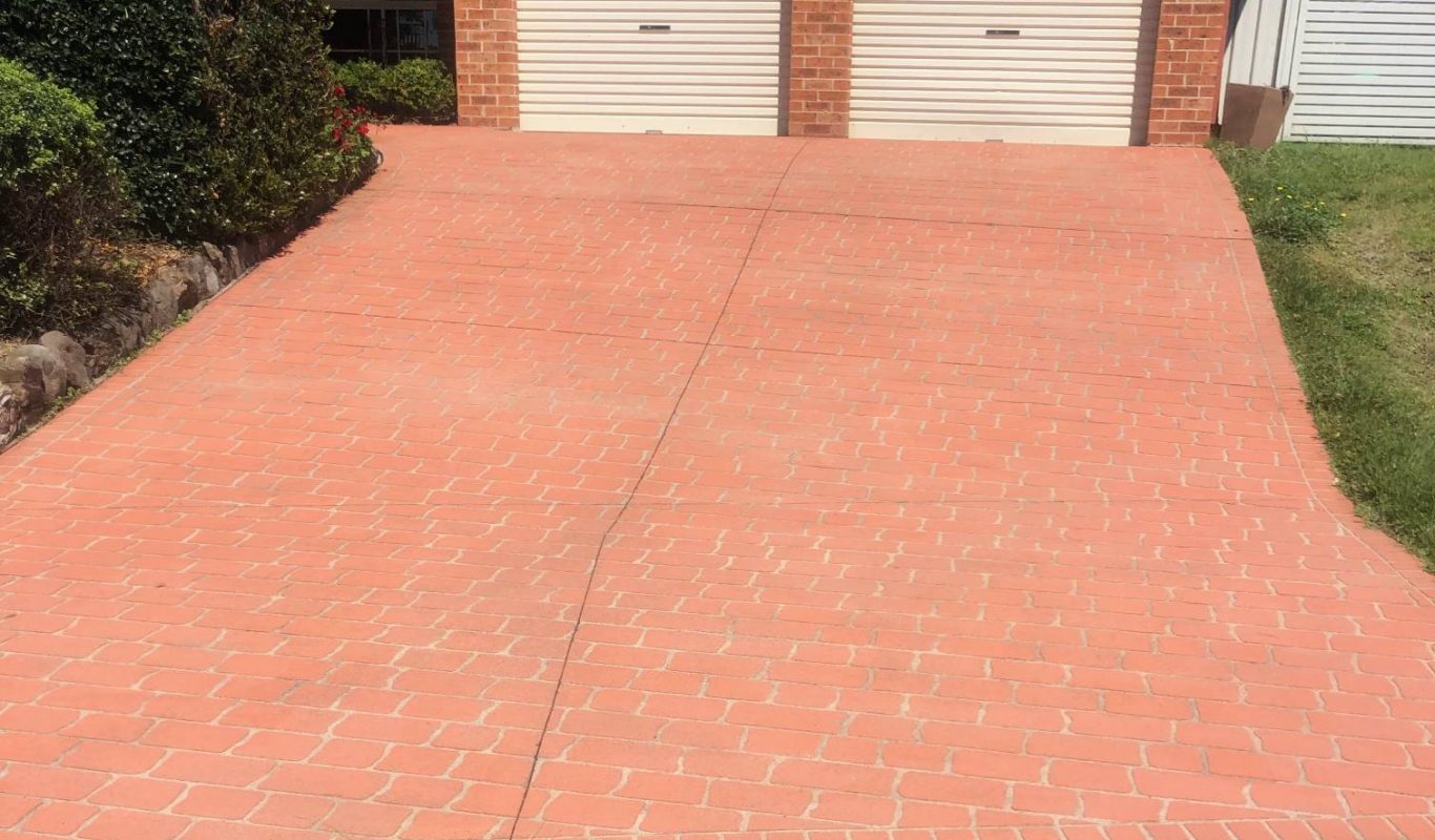 After photo of clean driveway