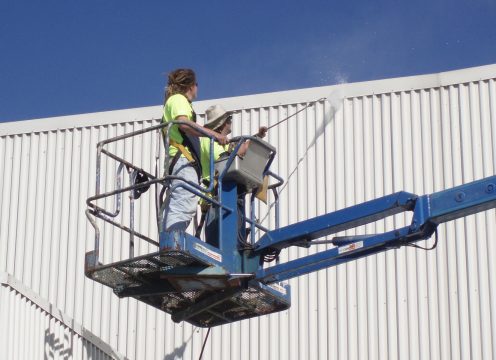 Commercial Building washing services