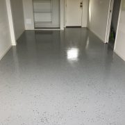 flake flooring application results