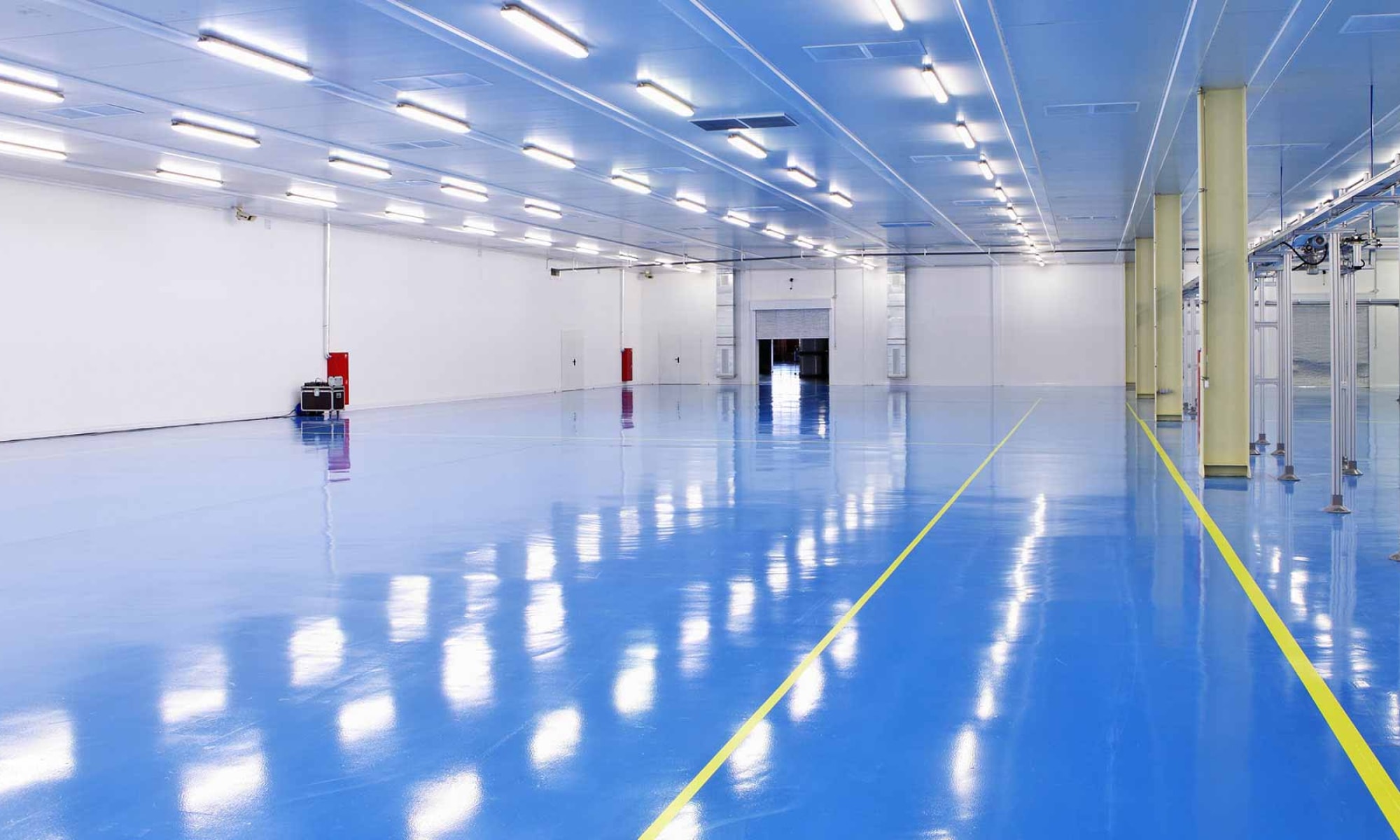 Blue Floor Coating