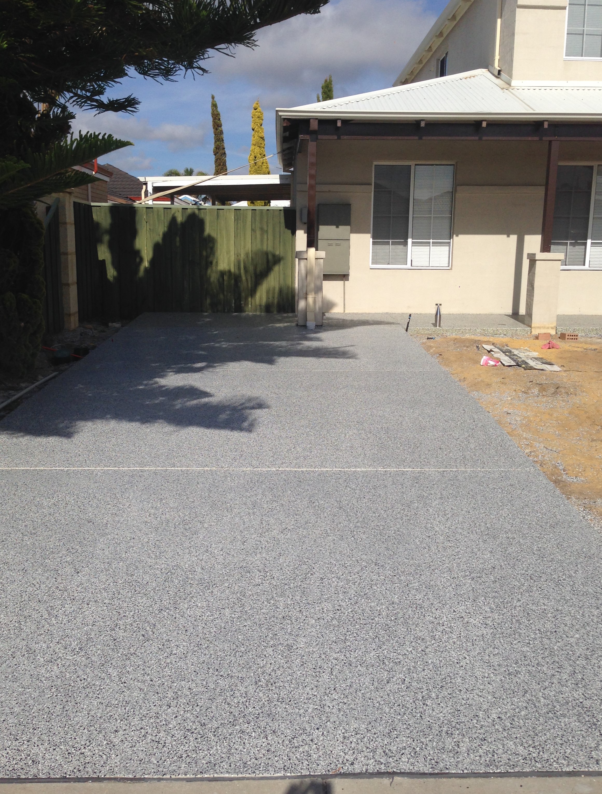 Flake-coating-driveway-after